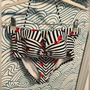 Betsey Johnson Lips Bikini